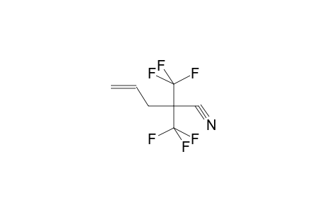 2,2-BIS(TRIFLUOROMETHYL)PENT-4-ENOIC ACID, NITRILE