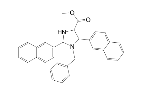 Methyl 1-benzyl-2,5-di(2'-naphthyl)imidazolidine-4-carboxylate