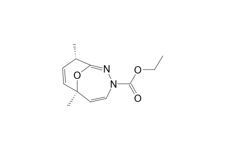 10-Oxa-2,3-diazabicyclo[4.3.1]deca-1,4,7-triene-3-carboxylic acid, 6,9-dimethyl-, ethyl ester, endo-