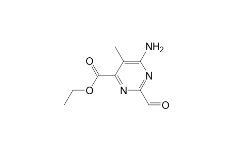 6-AMINO-4-(ETHOXYCARBONYL)-5-METHYLPYRIMIDINE-2-CARBOXALDEHYDE