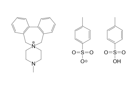 4'-methylspiro[5H-dibenzo[c,e]azepine-6(7H), 1'-piperazinium] p-toluenesulfonate, p-toluenesulfonate