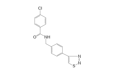 p-chloro-N-[p-(1,2,3-thiadiazol-4-yl)benzyl]benzamide