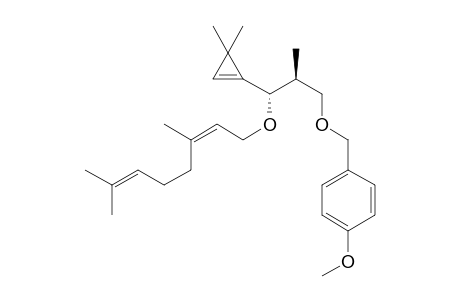 1-[(2S,3S)-3-(3,3-Dimethylcycloprop-1-enyl)-3-((Z)-3,7-dimethylocta-2,6-dienyloxy)-2-methylpropoxymethyl]-4-methoxybenzene