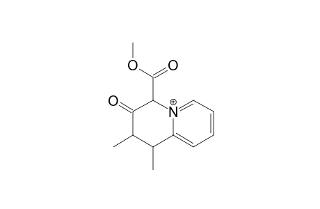 4-METHOXYCARBONYL-1,2-DIMETHYL-3-OXO-1,2,3,4-TETRAHYDROQUINOLIZINIUM-4-IDE
