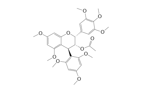 EPIGALLOCATECHIN-(4-BETA->2)-PHLOROGLUCINOL-OCTA-O-METHYLETHER-3-O-ACETATE