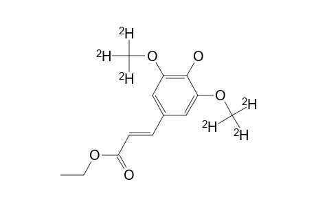 ETHYL_4-HYDROXY-3,5-BIS-([(12)-C,(2)-H3]-METHOXY)-CINNAMATE;ETHYL_SINAPATE