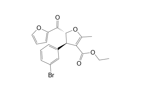 trans-3-(3-Bromophenyl)-4-Carbethoxy-2,3-dihydro-2-fur-2'-oyl-5-methylfuran