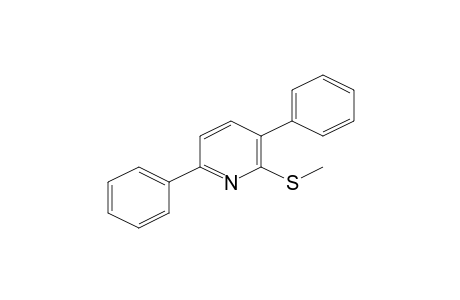 Pyridine, 2-(methylthio)-3,6-diphenyl-