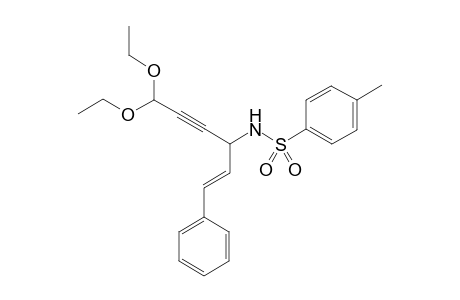 (E)-N-(4,4-Diethoxy-1-styrylbut-2-ynyl)-4-toluenesulfonamide