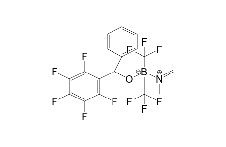 Methylmethyleneaminato[(pentafluorophenyl)(phenyl)methoxybis(trifluoromethyl)borinate