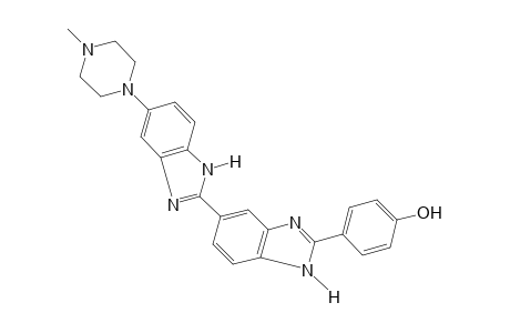 p-[5-(4-methyl-1-piperazinyl)-2,5'-bibenzimidazol-2'-yl]phenol