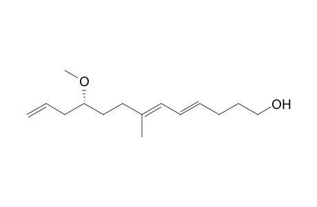 (4E,6E,10R)-10-Methoxy-7-methyltridec-4,6,12-trien-1-ol