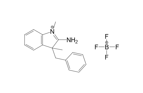 2-Amino-3-benzyl-1,3-dimethyl-3H-indolium tetrafluoroborate