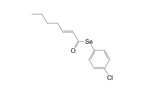 (E)-2-hepteneselenoic acid Se-(4-chlorophenyl) ester