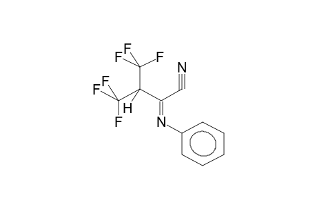 ALPHA-(N-PHENYLIMINO)-BETA-HYDROPERFLUOROISOVALERONITRILE