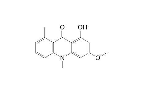 1-Hydroxy-3-methoxy-8,10-dimethyl-9(10H)-acridinone