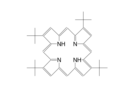 2,7,12,18-Tetra-tert-butyl-porphyrine