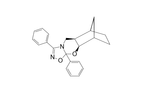 2-PHENYL-5,8-METHANO-2S*,3,4AR*,5,6,7,8,8AS*-OCTAHYDRO-4H-1,3-BENZOXAZINO-[3,2-D]-3-PHENYL-1,2,4-OXADIAZOLINE