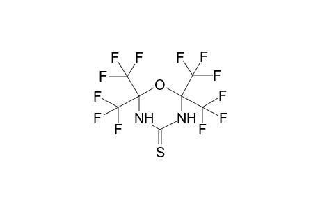 2,2,6,6-TETRA(TRIFLUOROMETHYL)-4-THIONO-1,3,5-OXADIAZINE