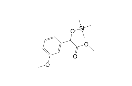 Benzeneacetic acid, 3-methoxy-.alpha.-[(trimethylsilyl)oxy]-, methyl ester