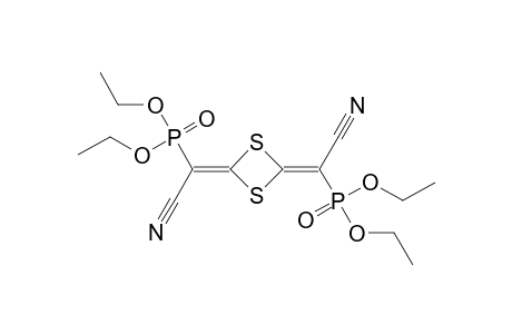 TETRAETHYL-1,3-DITHIETANE-2,4-DIYLIDENEBIS-(CYANOMETHYLPHOSPHONATE)