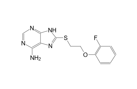 8-([2-(2-Fluorophenoxy)ethyl]sulfanyl)-9H-purin-6-ylamine