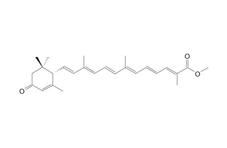 HETERANTHIN;METHYL_3-OXO-12'-APO-EPSILON-CAROTEN-12'-OATE