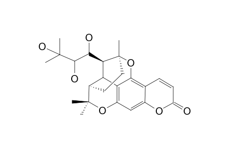 (-)-2'-BETA-(3-METHYL-1-XI,2-XI,3-TRIHYDROXYBUTYL)-2'-DEOXYBRUCEOL