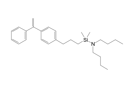 N,N-Dibutyldimethyl{3-[4-(l-phenylvinyl)phenyl]propyl}silanamine