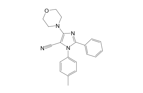 3-Morpholin-4-yl-5-phenyl-2-(1-p-tolyl-1H-imidazol-2-yl)-pyrrolidine-2-carbonitrile