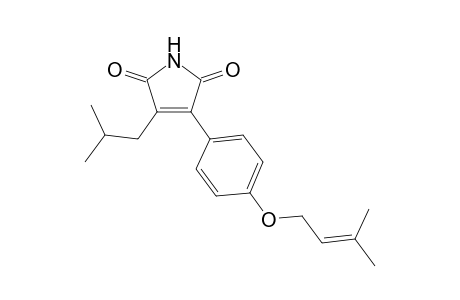 3-Isobutyl-4-[4-(3-methyl-2-butenyloxy)phenyl]-1H-pyrrole-2,5-dione