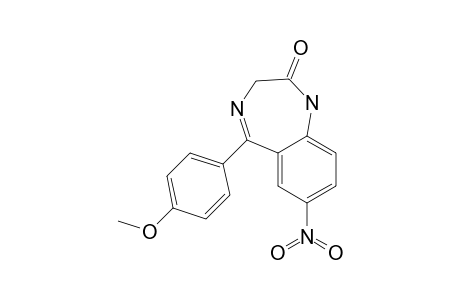 5-(4-Methoxyphenyl)-7-nitro-1,3-dihydro-1,4-benzodiazepin-2-one