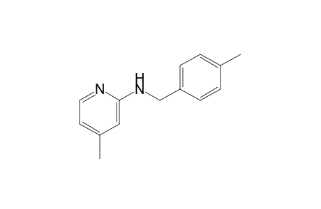 2-[(p-Methylbenzyl)amino]-4-picoline