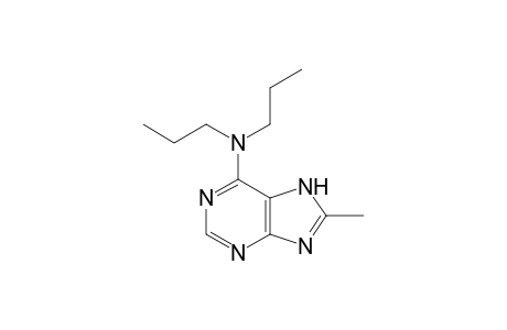 N,N-dipropyl-8-methyladenine