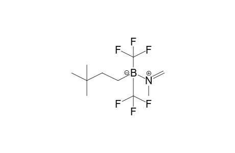 Boron, (3,3-dimethylbutyl)(N-methylenemethanamine)bis(trifluoromethyl)-, (t-4)-