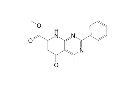 4-Methyl-5-oxo-2-phenyl-5,8-dihydro-pyrido[2,3-d]pyrimidine-7-carboxylic acid methyl ester