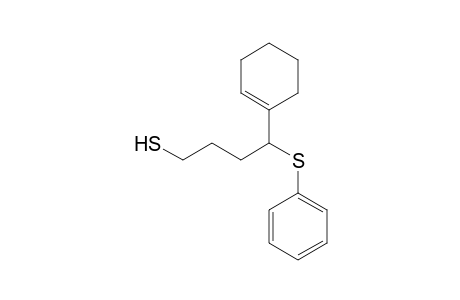 4-Cyclohexenyl-4-(phenylsulfanyl)-1-sulfanylbutane