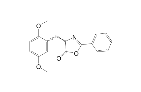 4-(2,5-dimethoxybenzylidene)-2-phenyl-2-oxazolin-5-one