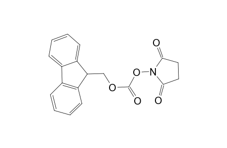 N-(9H-Fluoren-9-yl-methoxycarbonyloxy)succinimide