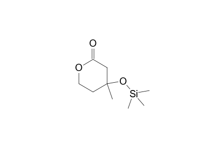 4-Methyl-4-[(trimethylsilyl)oxy]tetrahydro-2H-pyran-2-one