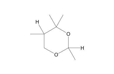 trans-2,4,4,5-TETRAMETHYL-m-DIOXANE