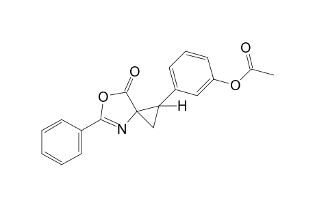 1-(m-hydroxyphenyl)-5-phenyl-6-oxa-4-azaspiro[2.4]hept-4-en-7-one, acetate (ester)
