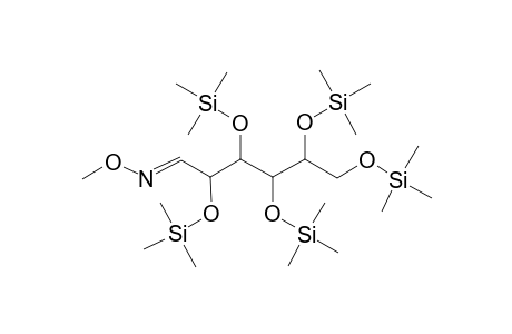 D-Glucose, 2,3,4,5,6-pentakis-O-(trimethylsilyl)-, O-methyloxime