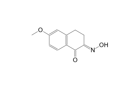 (2E)-2-hydroximino-6-methoxy-tetralin-1-one