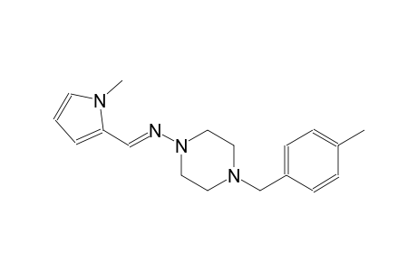 1-piperazinamine, 4-[(4-methylphenyl)methyl]-N-[(E)-(1-methyl-1H-pyrrol-2-yl)methylidene]-