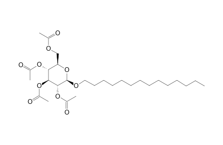 Tetradecyl 2,3,4,6-tetra-o-acetyl-.beta.,D-glucopyranoside