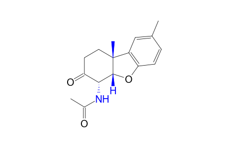 N-(8,9bbeta-DIMETHYL-1,2,3,4,4abeta,9b-HEXAHYDRO-3-OXO-4alpha-DIBENZOFURANYL)ACETAMIDE