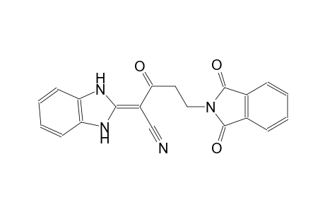 2-(1,3-dihydro-2H-benzimidazol-2-ylidene)-5-(1,3-dioxo-1,3-dihydro-2H-isoindol-2-yl)-3-oxopentanenitrile