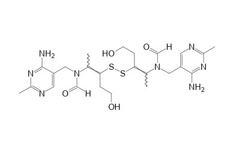 N,N'-{dithiobis[2-(2-hydroxyethyl)-1-methylvinylene}bis{N-[(4-amino-2-methyl-5-pyrimidinyl)methyl]formamide}