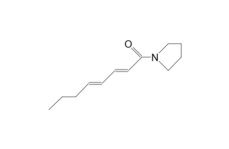 (2E,4Z)-1-(1-Oxo-2,4-octadienyl)-pyrrolidin